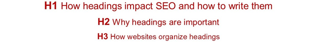 How Headings Impact SEO and How to Write Them